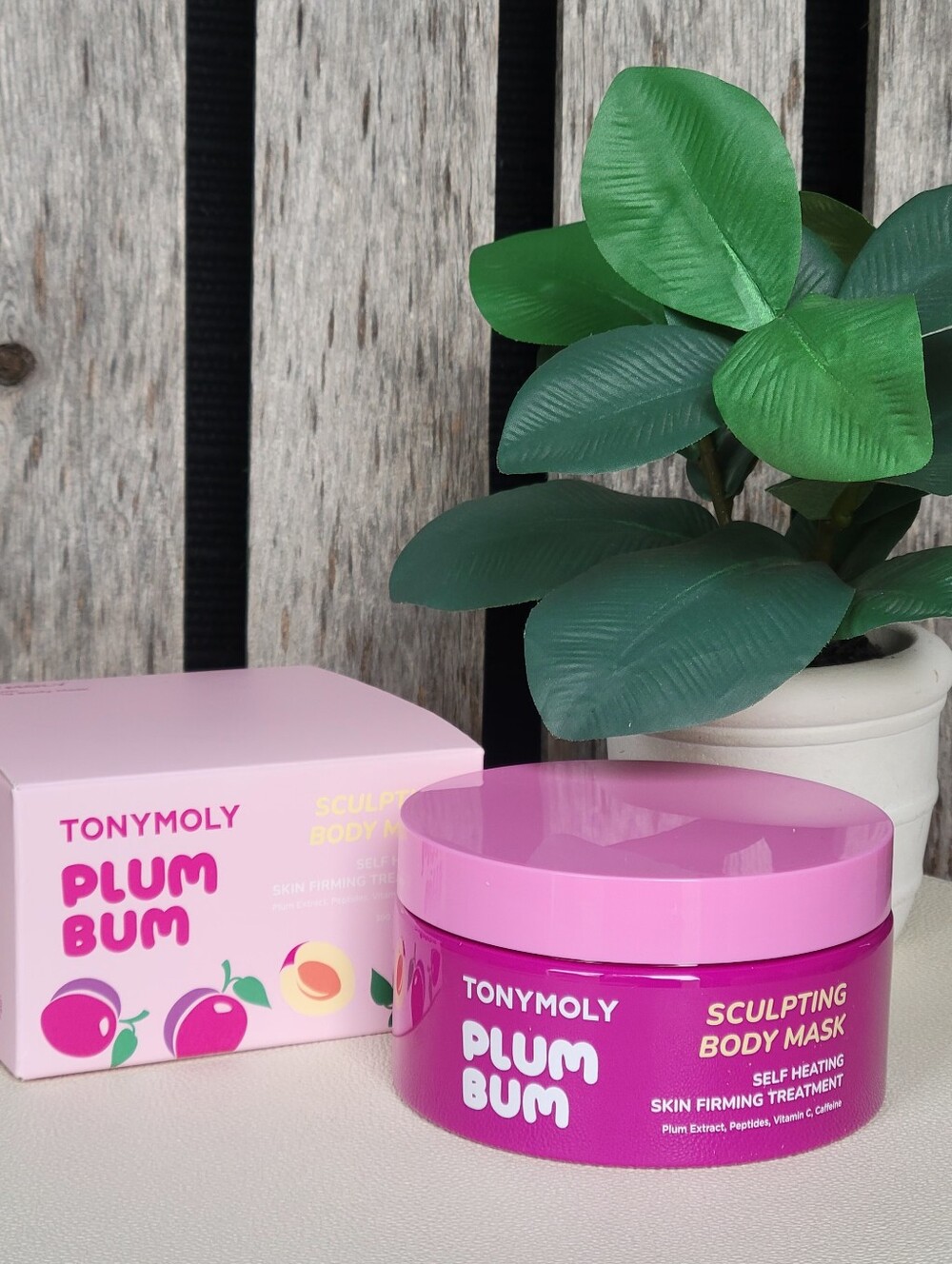 Plum Bum Sculpting Body Mask - Pink Tonymoly